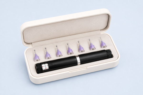 peptide pen product photo 6 Adjustable Dose Injector Pen 0–60 IU